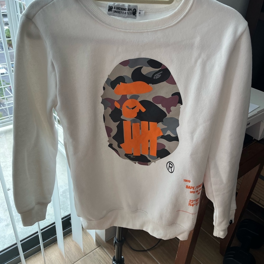 A Bathing Ape Undefeated Crewneck Sweatshirt